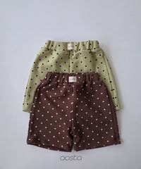 12[予約]Aosta dot tongtong pants