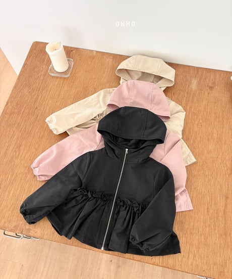 12[予約]ohho frill windbreaker