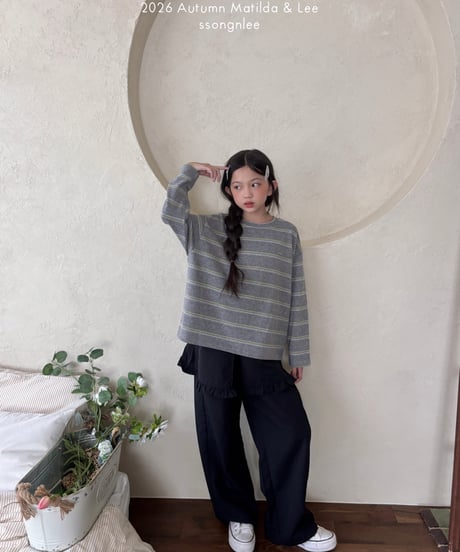 52[予約]matilda&lee ruffle skirt pants