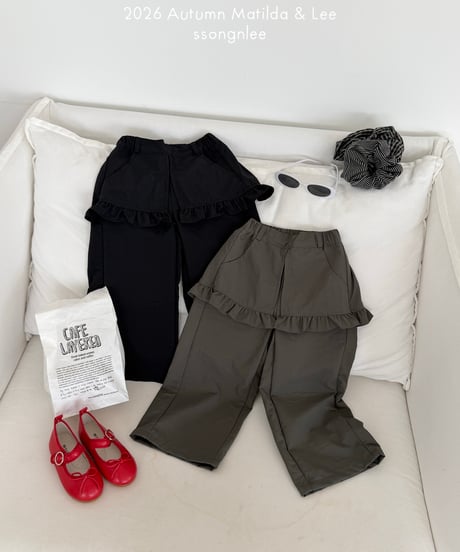 52[予約]matilda&lee ruffle skirt pants