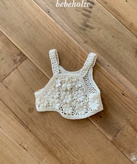 14[予約]bebeholic hand knit bustier