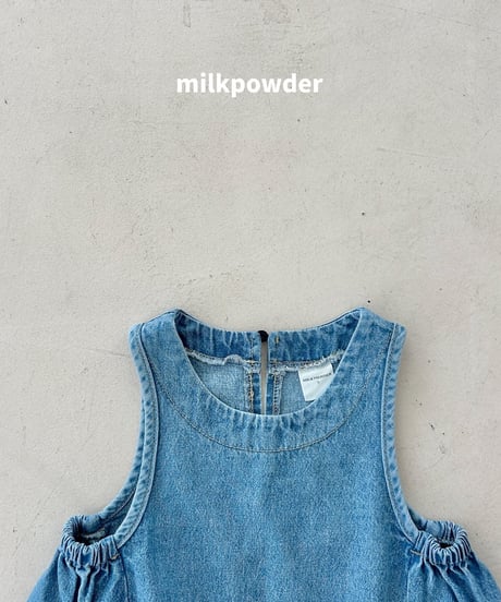 5[予約]milkpowder millie denim ops