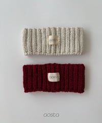 9[予約]Aosta knit cookie headband
