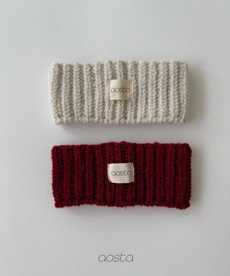 9[予約]Aosta knit cookie headband