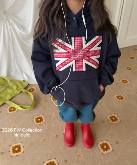 21[予約]ninibello london patch hoodie