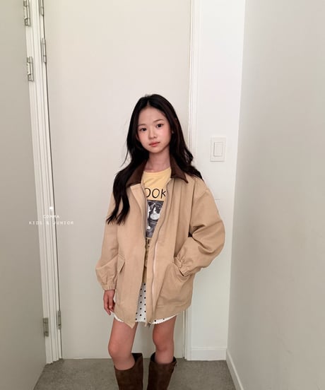 12[予約]COMMA collar jacket(beige)
