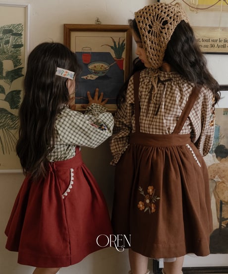 14[予約]OREN autumn bloom skirt