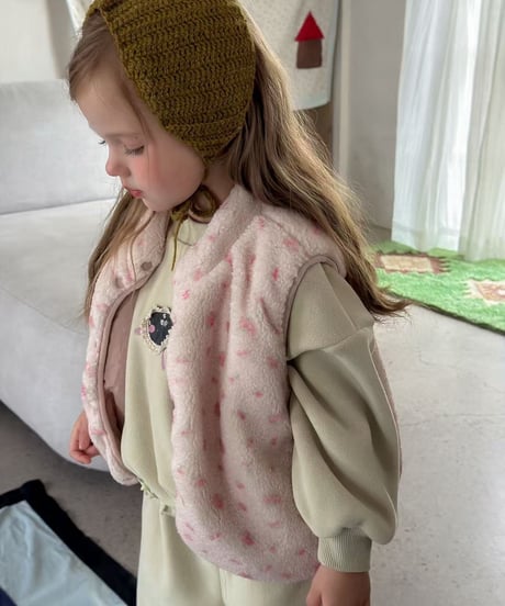 27[予約]aiai lime fleece two-piece set