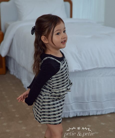 49[予約]petit&petit tweed set