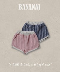 44[予約]BANANAJ knit striped pants