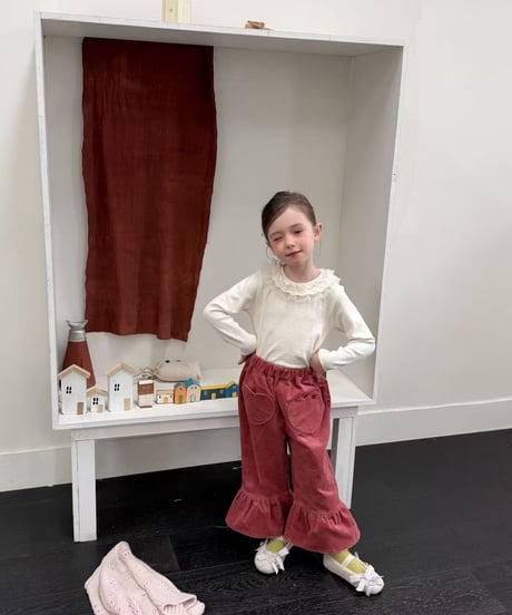 48[予約]aiai ruffle lace tee