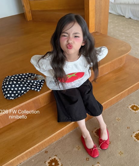 17[予約]ninibello tomato patch tee