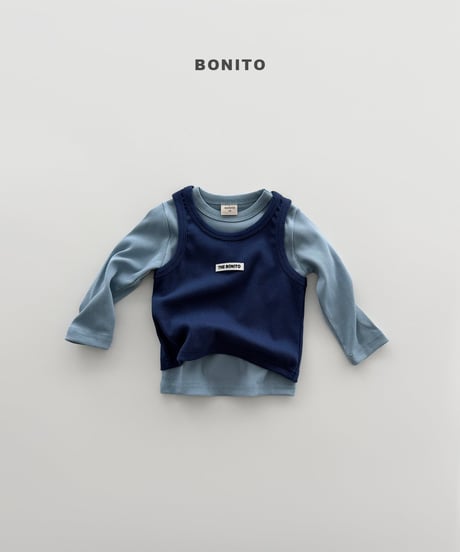 3[予約]bonito rib layered sleeveless