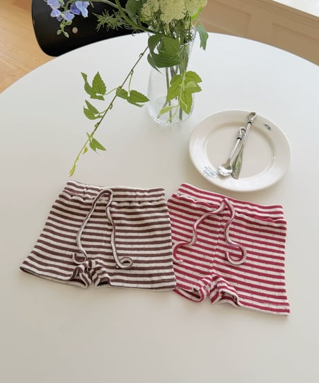 9[予約]ninibello tammy stripe shorts