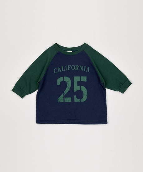 13[予約]送料無料 the beige colorblock raglan tee