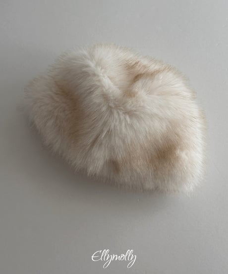 101[予約]ELLYMOLLY coco fur hat