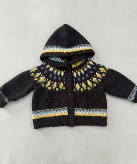 60[予約]aiai nono pattern hood knit