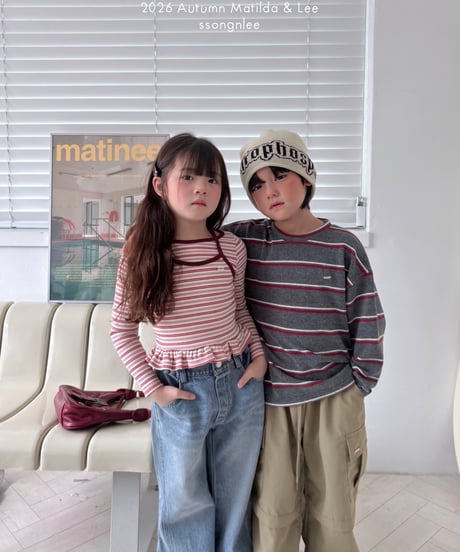 12[予約]matilda&lee day border halter neck