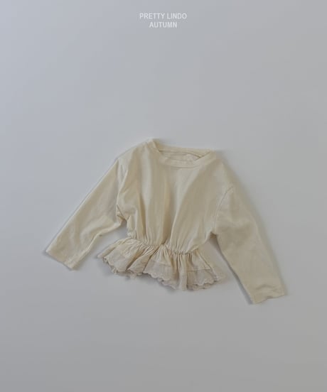 55[予約]LINDO single frill tee