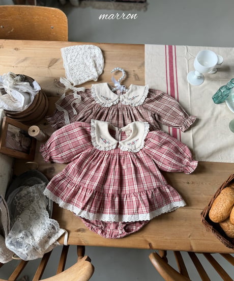 47[予約]marron chapel suit(6-18m)
