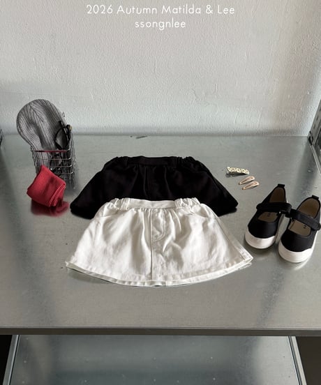 47[予約]matilda&lee daily cotton skirt