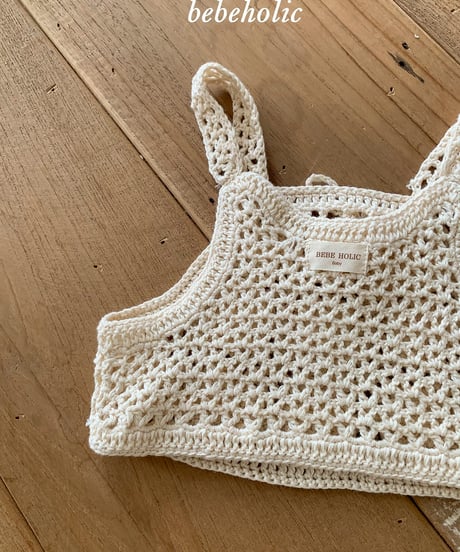 14[予約]bebeholic hand knit bustier