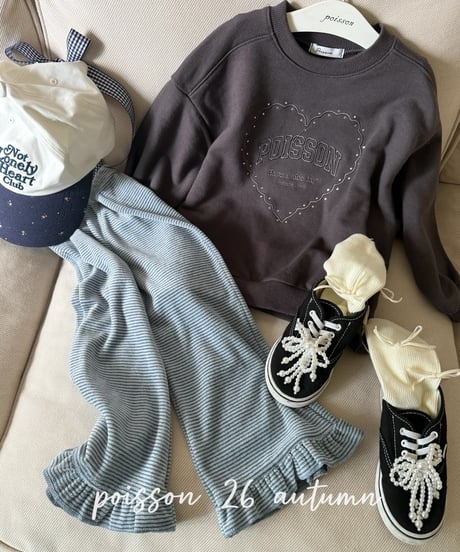 6[予約]poisson poisson embroidered mtm