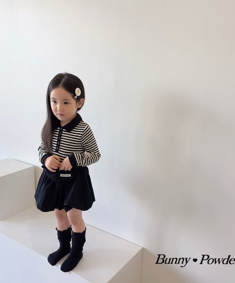 37[予約]bunny powder woni collar tee