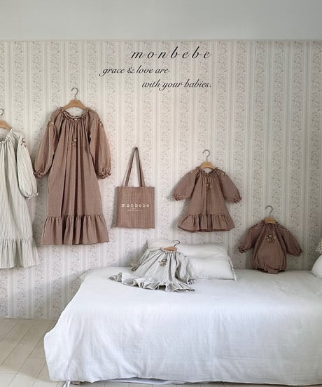 48[予約]monbebe olivia embroidered ops(adult)