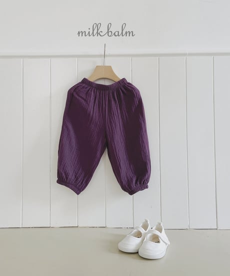 28[予約]milkbalm bonbon high top pants