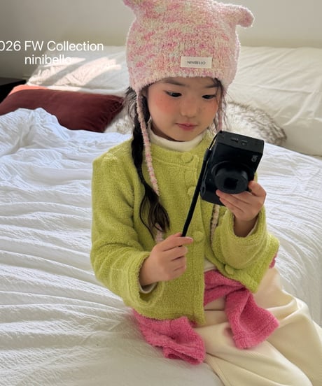 58[予約]ninibello mokomoko beanie