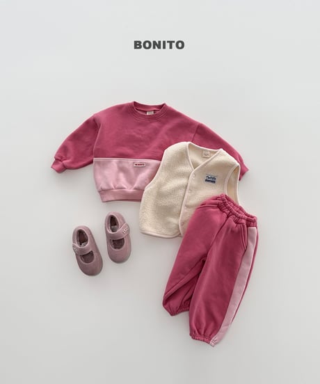 40[予約]bonito side color block jogger pants