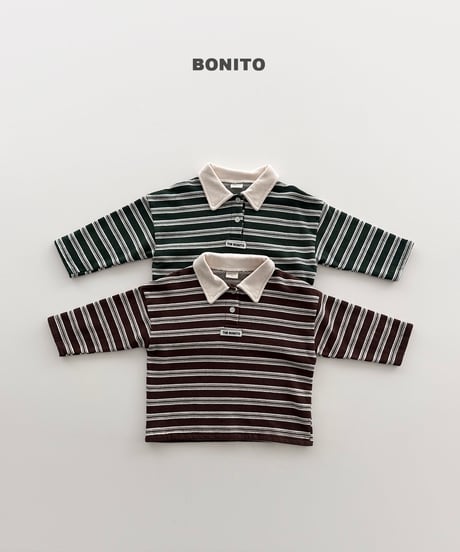 24[予約]bonito st choco polo shirt