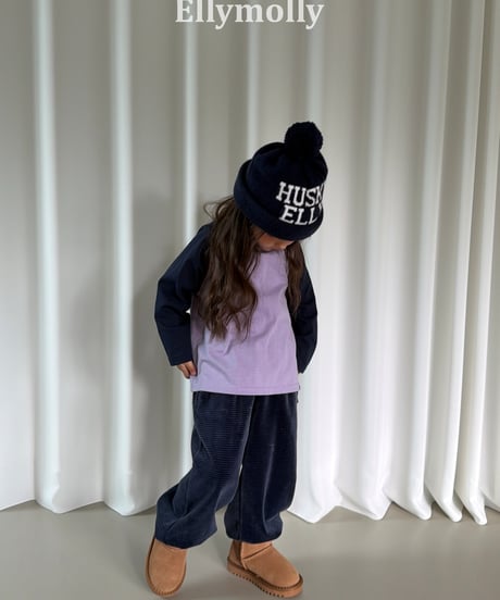 14[予約]ELLYMOLLY color block raglan t