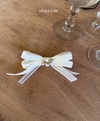 69[予約]marron anna brooch