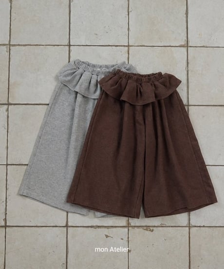 19[予約]mon Atelier ruffle pants