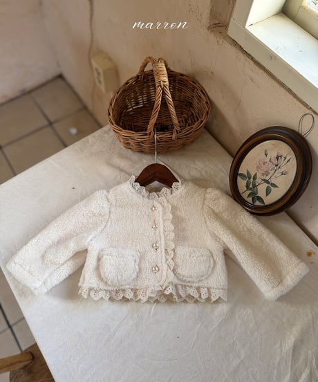 1[予約]marron laura fur jacket(XS-L)
