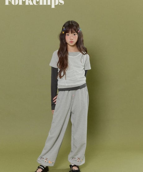12[予約]FORKCHIPS vivid layered tee