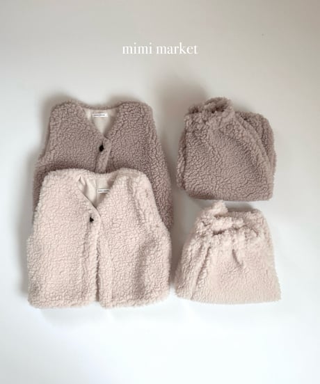 33[予約]mimi market poodle vest