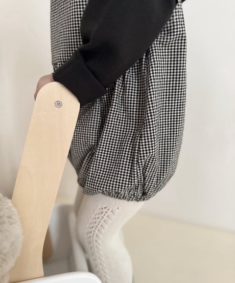 1[予約]mimi market check suspender suit