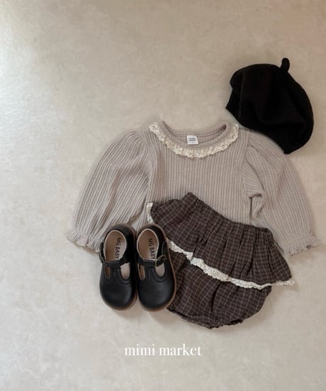 15[予約]mimi market check bloomer