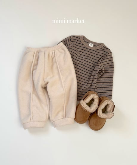 41[予約]mimi market egg pintuck jogger