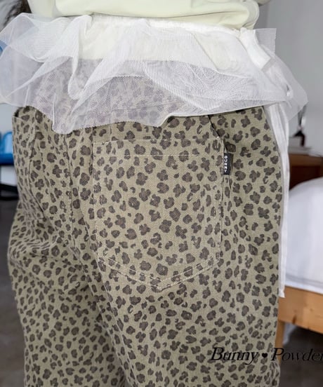66[予約]bunny powder layering skirt