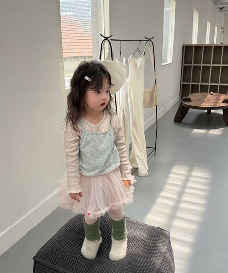19[予約]aiai cotton candy layered tee set