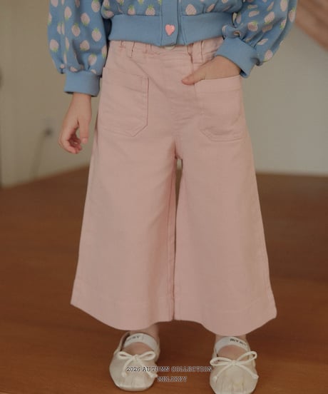 43[予約]melikey cotton wide pants