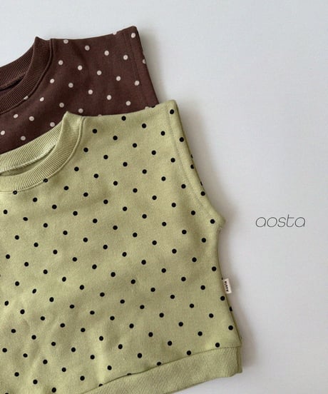 13[予約]Aosta dot tongtong vest