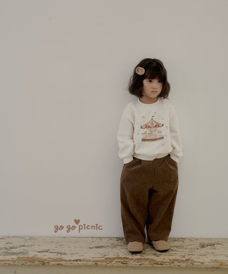 9[予約]go go picnic latte pants
