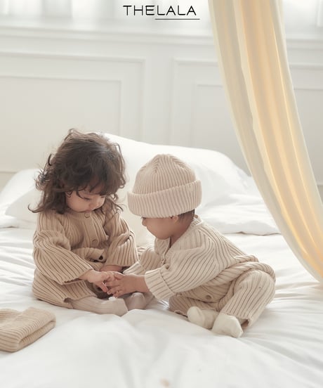 17[予約]thelala open knit suit