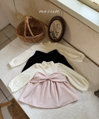 15[予約]marron ribbon t-shirt(XS-L)