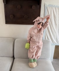 46[予約]aiai embossed rib two-piece set